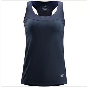 Arc'teryx Cita Sleeveless Tank Top Navy Blue Size Medium Athletic Outdoor Hiking